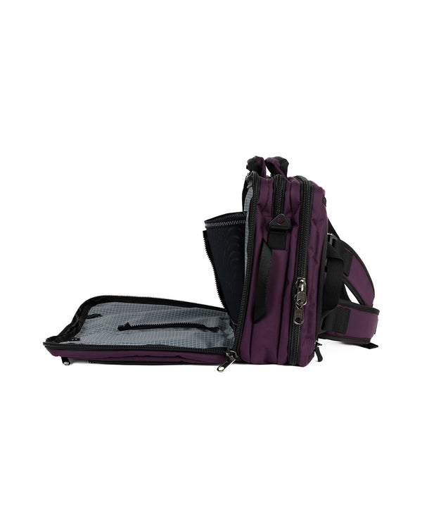 The Trinity in Aubergine with Northwest Sky interior